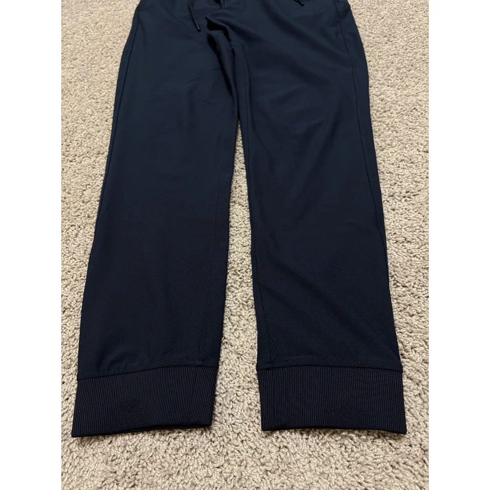 Birddogs Joggers Drawstring Performance Stretch Zip Pocket Navy Blue Mens Medium - Picture 3 of 14